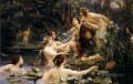 ヒュラスと水のニンフ ヘンリエッタ・レイ ヴィクトリア朝の女性画家